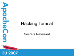 Hacking Tomcat