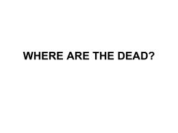 Where are the Dead? - Arkansas