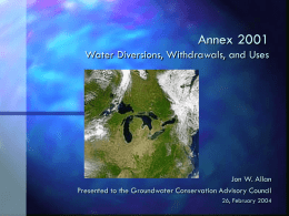 Annex 2001 - Amending the Great Lakes Charter