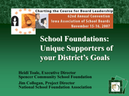 Developing and Improving K-12 Foundation Fundraising