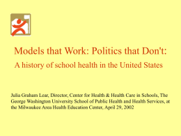 Models that Work: Politics that Don't: