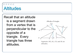 7.3 Use Similar Right Triangles