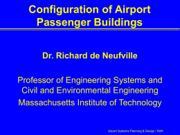 Configuration of Airport Passenger Buildings