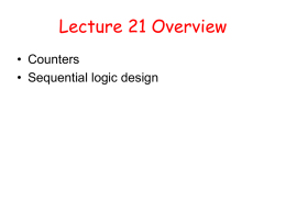 Lecture 7 Overview - University of Delaware