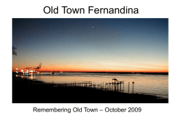 on Pilots - the OLD TOWN FERNANDINA Website
