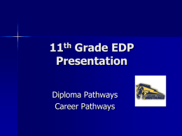 9th Grade EDP Presentations