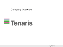 Tenaris Presentation