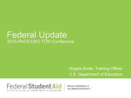 2015 PACE/USO TDN Conference