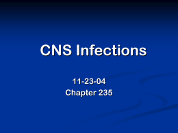 CNS Infections - Cleveland Clinic