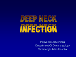 DEEP NECK INFECTION