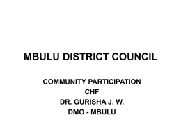 MBULU DISTRICT COUNCIL