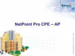 Netronics NetPoint Pro Product Family
