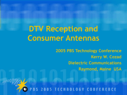 DTV Reception & Consumer Antennas