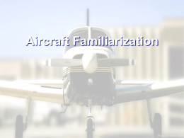 Lesson 1 – Aircraft Familiarization