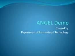 ANGEL Demo - collierschools.com