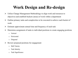 Job Redesign - Cornell University