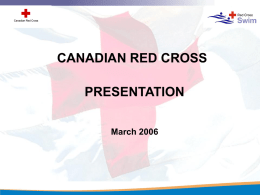 Status Summary - Canadian Red Cross
