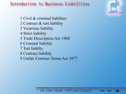 13 Business Liabilities