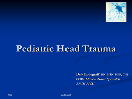 Pediatric Head Trauma - Lane Medical Library