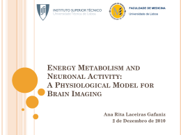 Energy Metabolism and Neuronal Activity: A Physiological