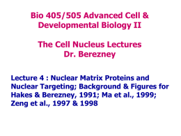 Lecture4 - Department of Biological Sciences
