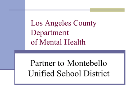 Los Angeles County Department of Mental Health