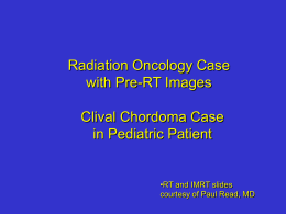 Atypical Chordoma Case in Pediatric Patient