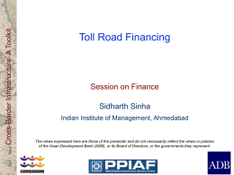 Toll Road Financing