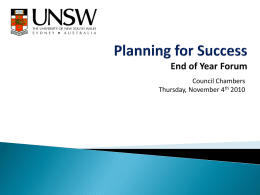 Business Partnership - University of New South Wales