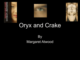 Oryx and Crake - Governors State University