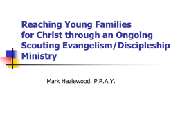 Reaching Young Families for Christ through a Scouting Ministry