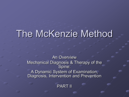 The McKenzie Method