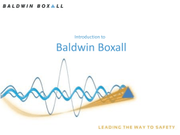 Introduction to Baldwin Boxall