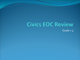 Civics EOC Review