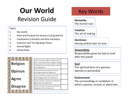 Our World Revision Guide