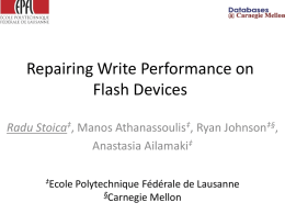Repairing Write Performance on Flash Devices