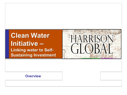 Clean Water Initiative