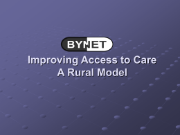 ByNet’s Pharmaceutical Program