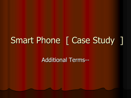 Smart Phone [ Case Study ]