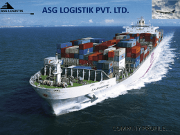 Welcome to ASG LOGISTIK PVT. LTD.
