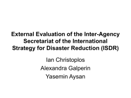 External Evaluation of the Inter