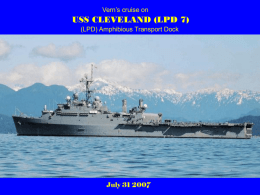 Seafair 2007 Cruise - Navy History