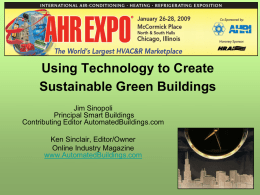 Greening the Big Apple with New Building Automation Ideas