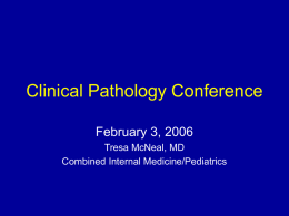 Clinical Pathology Conference