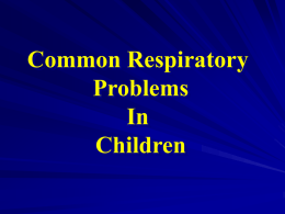 Respiratory Failure in Children
