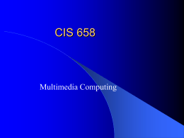 CIS 658 - csuohio.edu