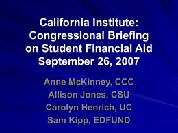 Federal Loan Volume in California