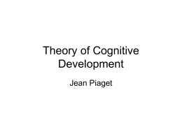 Theory of Cognitive Development