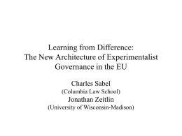 Learning from Difference: The New Architecture of