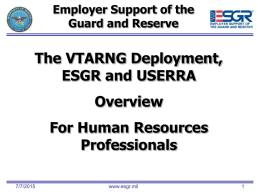 ESGR/USERRA Summary
